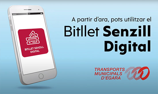 Bitllet senzill digital bus TerrassaTMESA