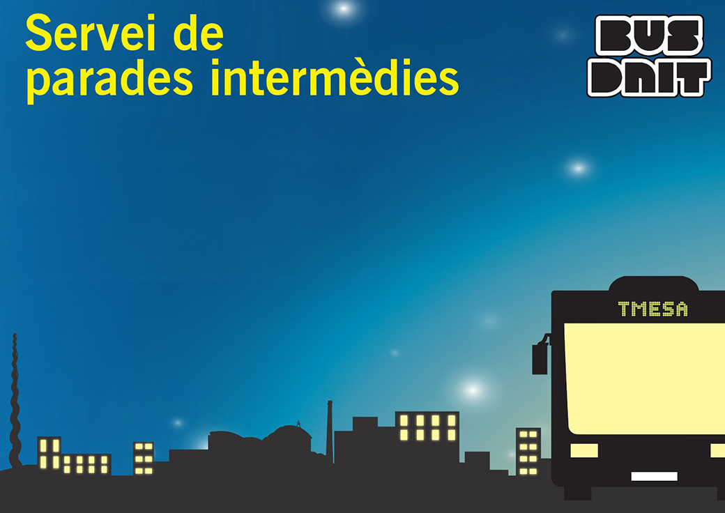 Servei de parades intermèdies Bus DNIT a Terrassa