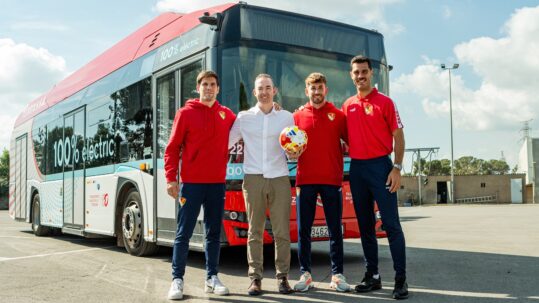 Jugadores del Terrassa FC en TMESA